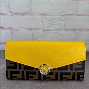 Fendi Yellow F is Fendi Cruise Women's Wallet